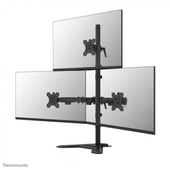Neomounts DS45-600BL2-1 – trijų monitorių stovas 10–32 colių