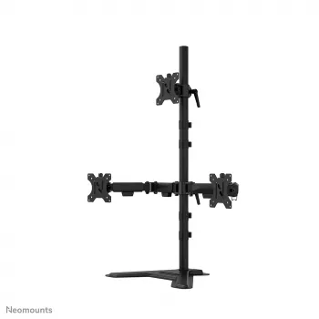 Neomounts DS45-600BL2-1 – trijų monitorių stovas 10–32 colių