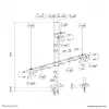 Neomounts DS60-600BL2-1 Trigubas monitoriaus laikiklis 10-32 colių, Gnybtas/Gromet, 9 kg, 25.4 cm (10 col.), 81.3 cm (32 col.), 100 x 100 mm, Juoda