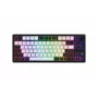 HATOR Skyfall 80 MAG ULTIMA 8K belaidė klaviatūra žaidimams USB + RF Wireless + Bluetooth QWERTY US English juoda, balta