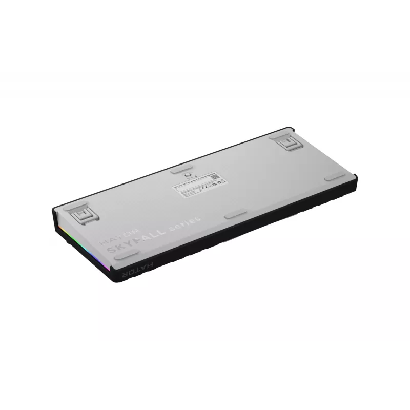 HATOR Skyfall 80 MAG ULTIMA 8K belaidė klaviatūra žaidimams USB + RF Wireless + Bluetooth QWERTY US English juoda, balta