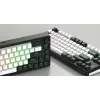 HATOR Skyfall 80 MAG ULTIMA 8K belaidė klaviatūra žaidimams USB + RF Wireless + Bluetooth QWERTY US English juoda, balta