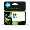 HP 364XL didelės talpos firminė rašalo kasetė, žalsvai mėlyna (Cyan), didelės talpos (XL), 1 vnt., 750 puslapių