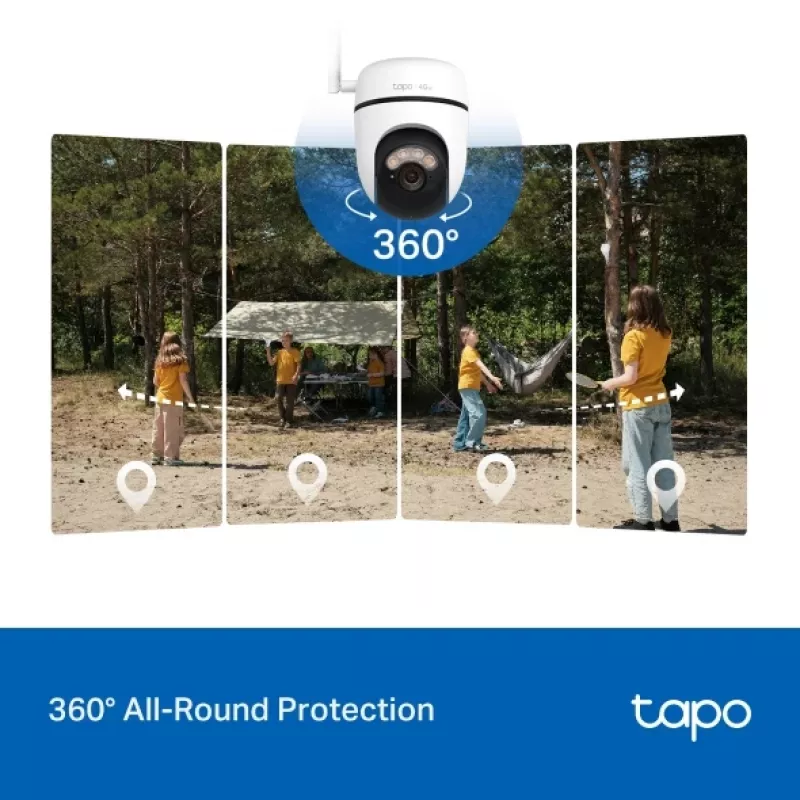 TP-Link Tapo C615G KIT IP apsaugos kamera, lauko, 2304 x 1296 pikseliai, lubos/siena/stulpas