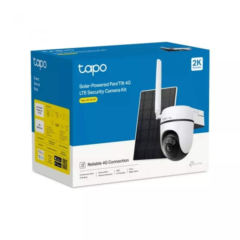 TP-Link Tapo C615G KIT IP apsaugos kamera, lauko, 2304 x 1296 pikseliai, lubos/siena/stulpas