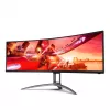 AOC B2 AG493UCX2 kompiuterio monitorius 124 cm (48,8 inch) 5120 x 1440 pikselių Quad HD LED juodas