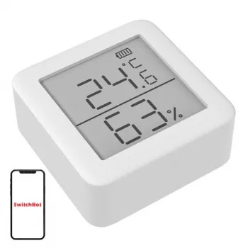 Termometras ir higrometras SwitchBot Meter Baltas (baterija)