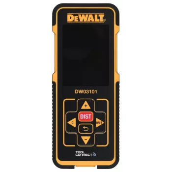 DeWALT DW03101 Lazerinis atstumo matuoklis Juodas, Geltonas 100 m