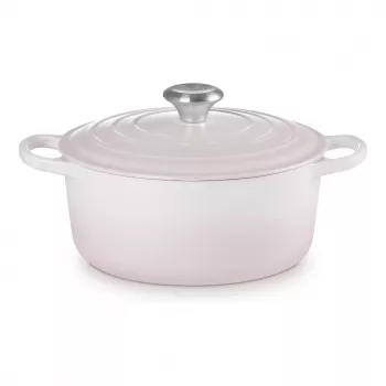 Le Creuset Signature ketaus apvalus puodas 24cm shell pink
