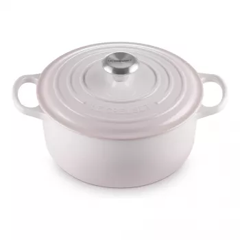Le Creuset Signature ketaus apvalus puodas 24cm shell pink