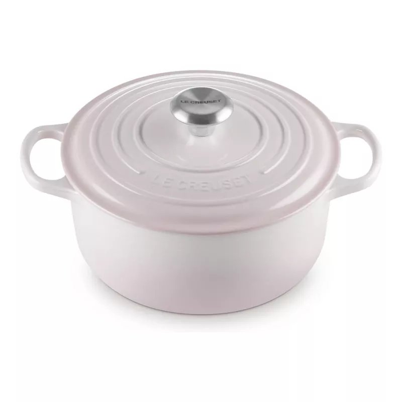 Le Creuset Signature ketaus apvalus puodas 24cm shell pink