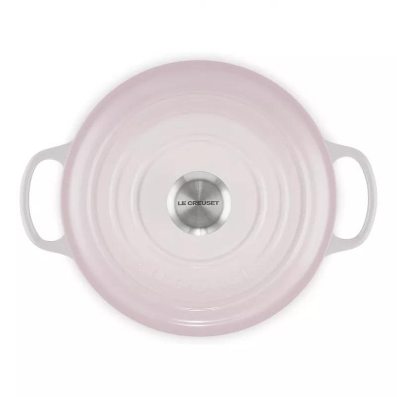 Le Creuset Signature ketaus apvalus puodas 24cm shell pink