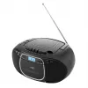 Nešiojamas CD grotuvas JVC RC-E451B Juodas — CD/MP3, Bluetooth, FM 87.5–108 MHz, USB, AUX, 3.2W RMS