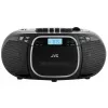 Nešiojamas CD grotuvas JVC RC-E451B Juodas — CD/MP3, Bluetooth, FM 87.5–108 MHz, USB, AUX, 3.2W RMS