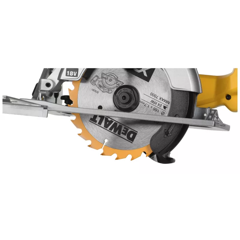 DeWALT DCS391NT diskinis pjūklas Juoda,Sidabrinė,Geltona