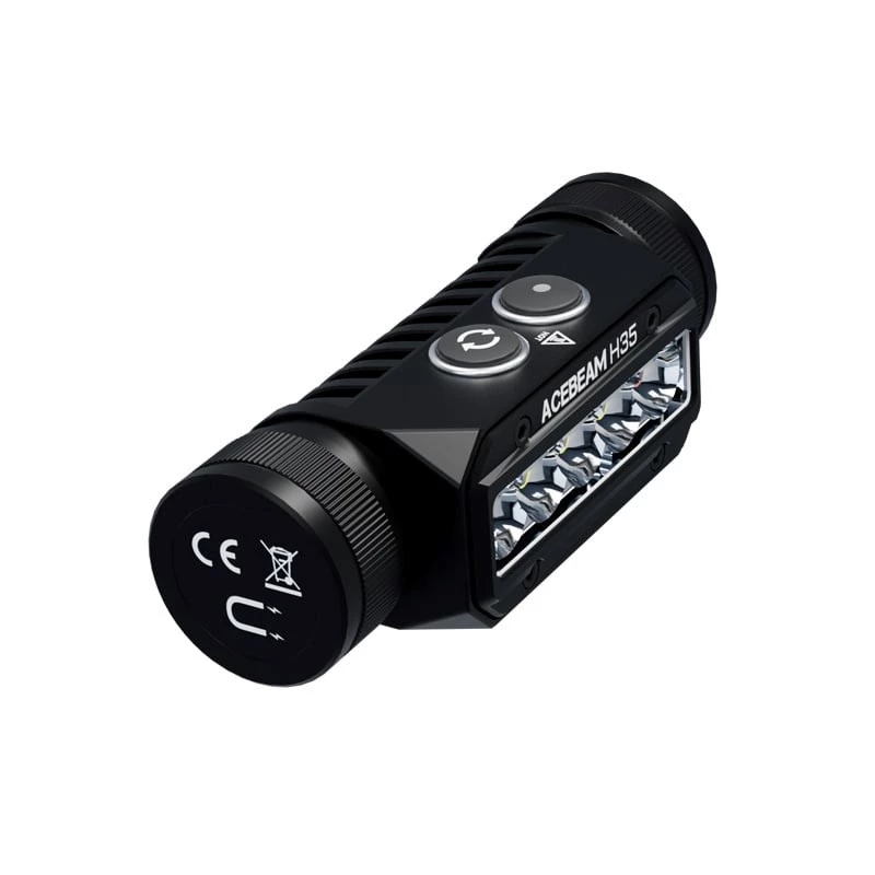 Kaktos žibintuvėlis AceBeam H35 — LED prožektorius, 2600 lm, 170 m, IP68, 18650 3800 mAh, 216 h
