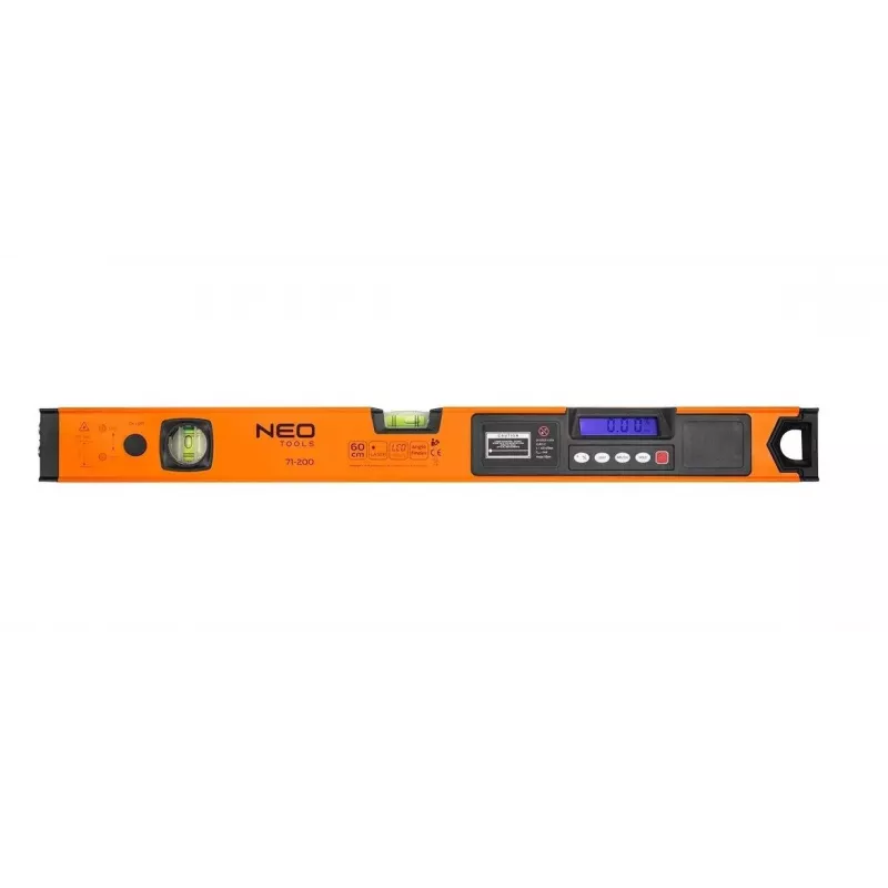 Neo Tools gulsčiukas su elektroniniu ekranu ir lazeriniu taikikliu 60 cm