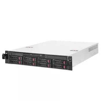 Dėžė kietiesiems diskams Silverstone RM22-308 2,5/3,5 colio 10 vietų Juoda Balta