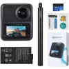 KanDao QooCam 3 Travel Combo — 360° veiksmo kamera, 4K vaizdo įrašas, 3D palaikymas