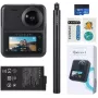KanDao QooCam 3 Travel Combo — 360° veiksmo kamera, 4K vaizdo įrašas, 3D palaikymas