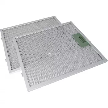 Respekta metalinis riebalų filtras MIZ 1259IXCN — gartraukio filtrų rinkinys, 2 vnt.
