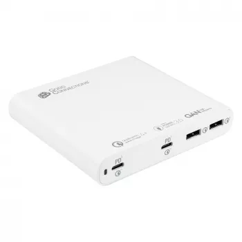 Alcasa PCA-D001W Universal White AC Fast Charging – mobiliojo įrenginio greitasis įkroviklis