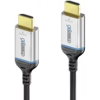 FiberX HDMI kabelis 15 m FX-I380-015 2.1 48 Gbit/s juodas