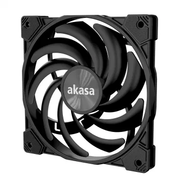 Akasa Alucia XS Slim-Fan 120 mm - juoda
