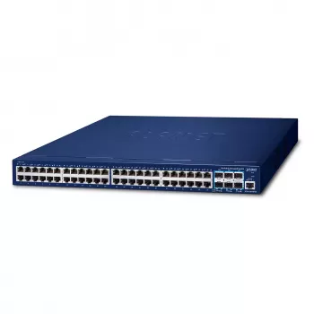 Valdomas L3 gigabitinis eterneto komutatorius PLANET SGS-6310-48T6X 48 prievadai 1U