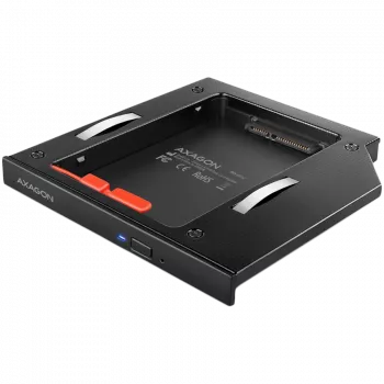 AXAGON RSS-CD12 2.5 inch SSD/HDD adapteris optiniam diskui 12,7 mm su LED