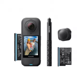 Veiksmo kamera Insta360 X4AIR — 8K itin aukšta raiška, 120 kadrų per sekundę, 29 MP, atspari vandeniui iki 15 m, 2010 mAh, 165 g