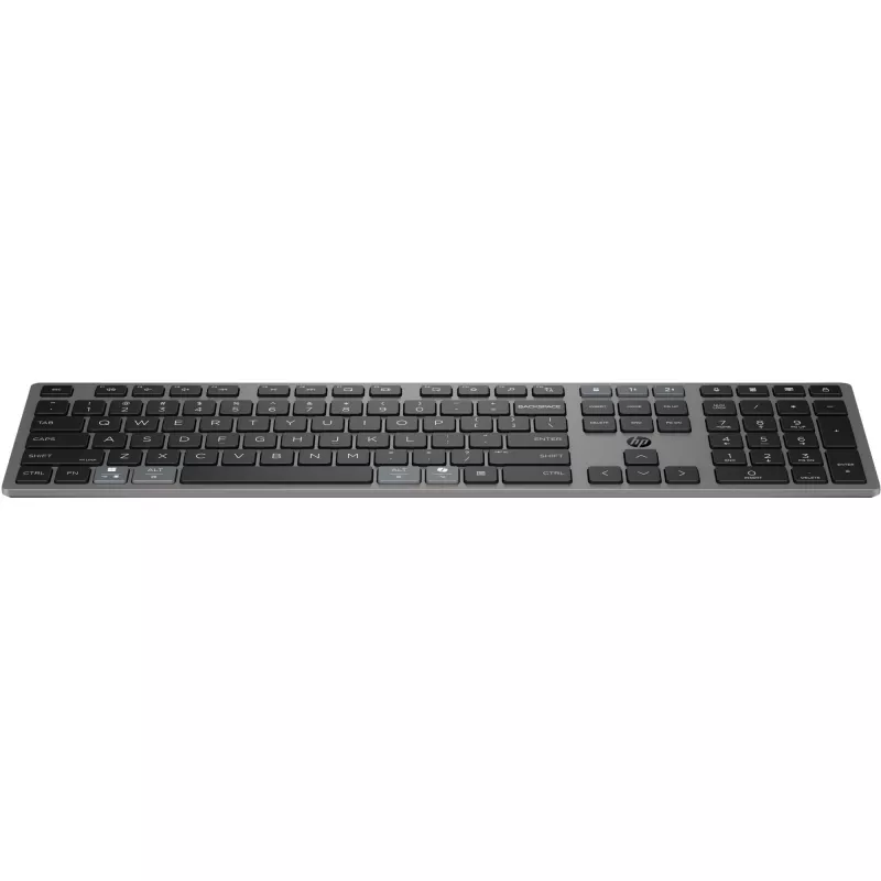 HP 720 kelių įrenginių belaidė klaviatūra, įkraunama, pilno dydžio, USB / Bluetooth