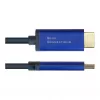 Vaizdo kabelio adapteris Alcasa 4860-SF030B 3 m DisplayPort HDMI mėlyna juoda