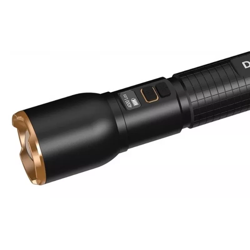 Žibintuvėlis Duracell DF4000R juodas – rankinis įkraunamas prožektorius