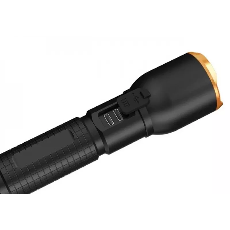 Žibintuvėlis Duracell DF4000R juodas – rankinis įkraunamas prožektorius
