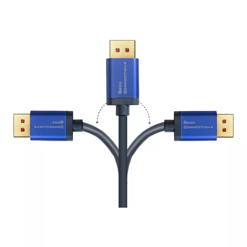 Alcasa 4814-SF020B - 2 m - DisplayPort - DisplayPort - Kištukas - Kištukas - 7680 x 4320 pikselių (4814-SF020B)