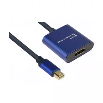 Vaizdo kabelio adapteris Alcasa MDP-HDMI2 0,2 m Mini DisplayPort HDMI juodas mėlynas