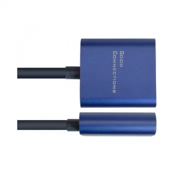 Vaizdo kabelio adapteris Alcasa MDP-HDMI2 0,2 m Mini DisplayPort HDMI juodas mėlynas