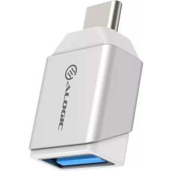 ALOGIC Ultra Series USB-C (vyriškas) į USB-A (moteriškas) adapteris, USB 3.1 Gen 1, sidabrinis (ULCAMN-SLV)