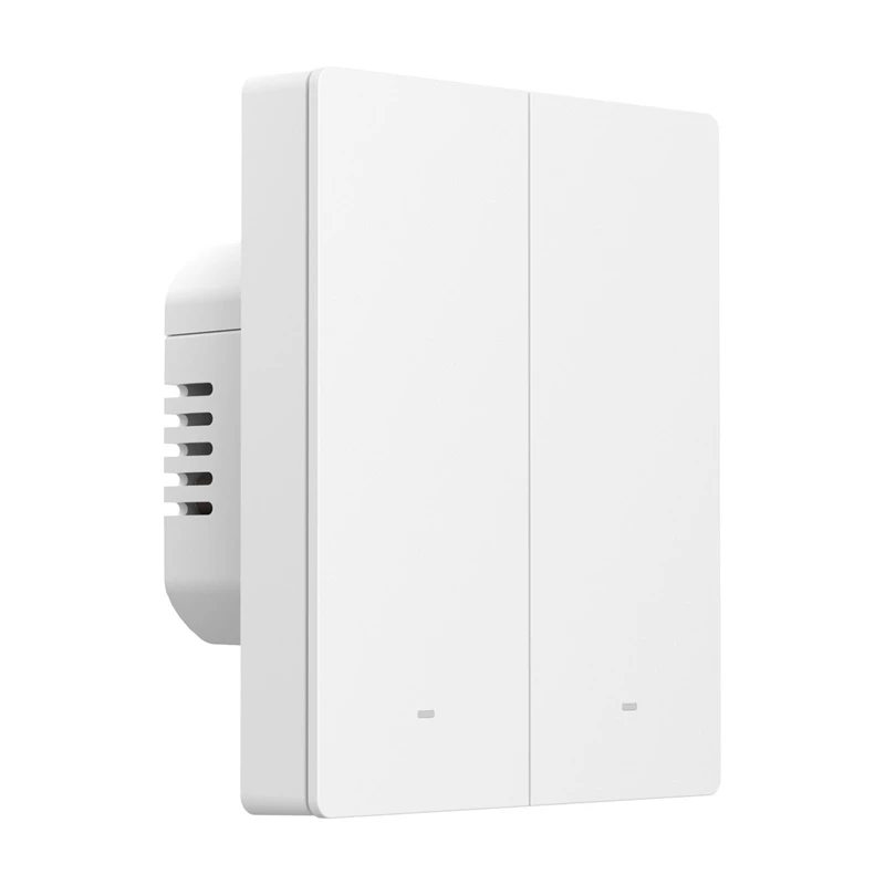 Sonoff ZBM5-2C-80W (2 kanalų) „Zigbee“ išmanusis liečiamasis sieninis jungiklis