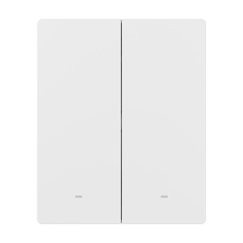 Sonoff ZBM5-2C-80W (2 kanalų) „Zigbee“ išmanusis liečiamasis sieninis jungiklis