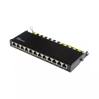 Pataisos skydelis Alcasa GC-N0115 0.5U 12 prievadų RJ45 Cat6