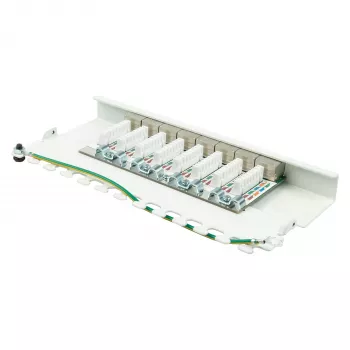 Alcasa GC-N0119 0,5U 10 Gigabit Ethernet RJ-45 Cat6a pataisų skydelis