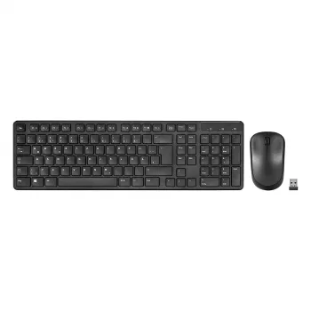 Belaidis klaviatūros ir pelės rinkinys Speedlink SIGNIUM SL-640303-BK Juoda, DE išdėstymas