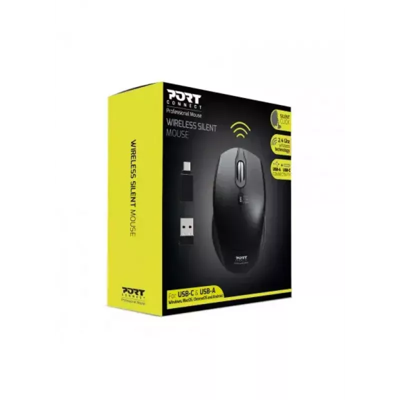 Port Designs 900713 RF belaidė pelė USB Type-C