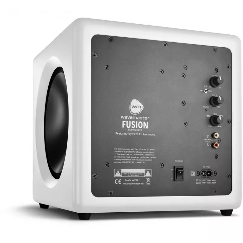 Wavemaster FUSION žemų dažnių garsiakalbis (subwoofer) soft white retail
