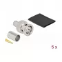 BNC kištukas užspaudimui RG6 DeLOCK 90026