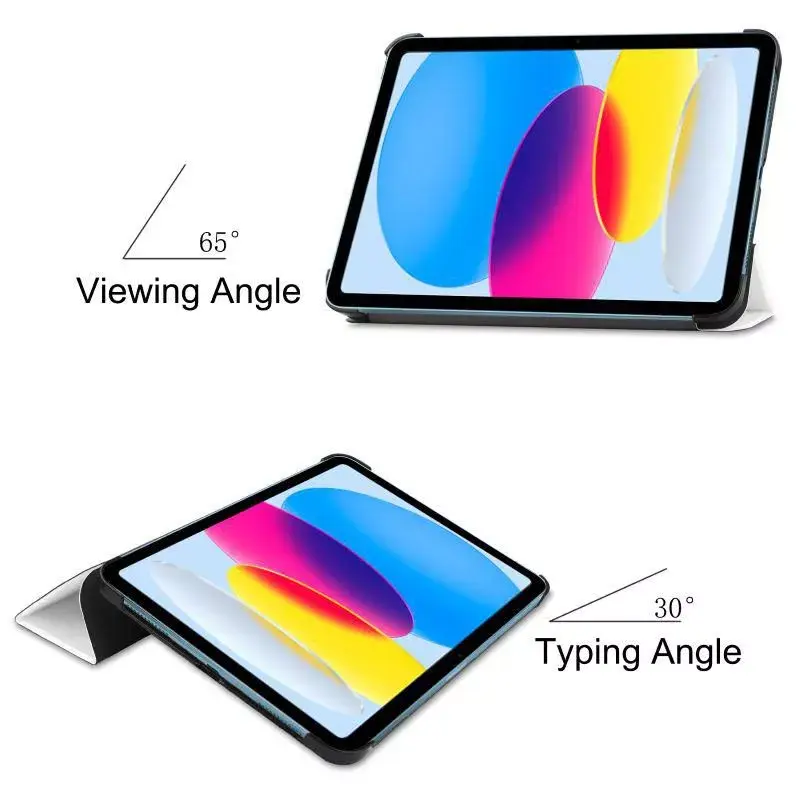 Dėklas planšetei CoreParts TABX-IP10-COVER6 — Sulankstomas dėklas Apple iPad (2022), 27,7 cm (10,9 colio), 2 stovėjimo režimai, Baltas