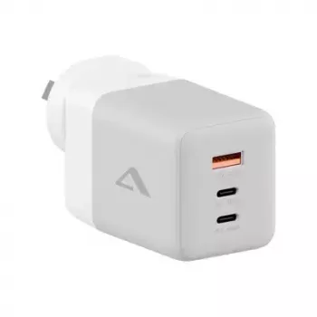 ALOGIC WCM3X100G – 2x USB-C sieninis įkroviklis 100W, baltas