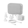 ALOGIC WCM3X100G – 2x USB-C sieninis įkroviklis 100W, baltas